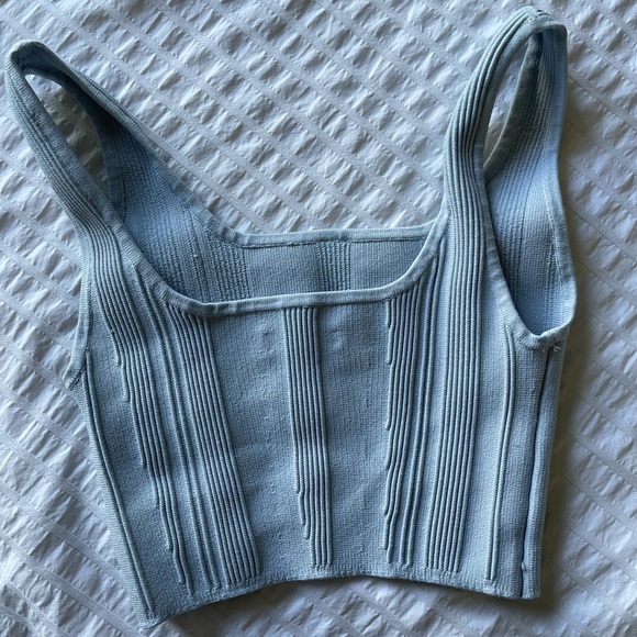 Aritzia Crop Top - Blue - Picture 5 of 5